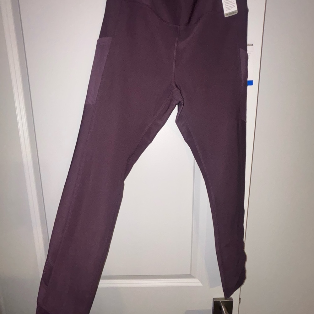 Purple High-Waisted Leggings